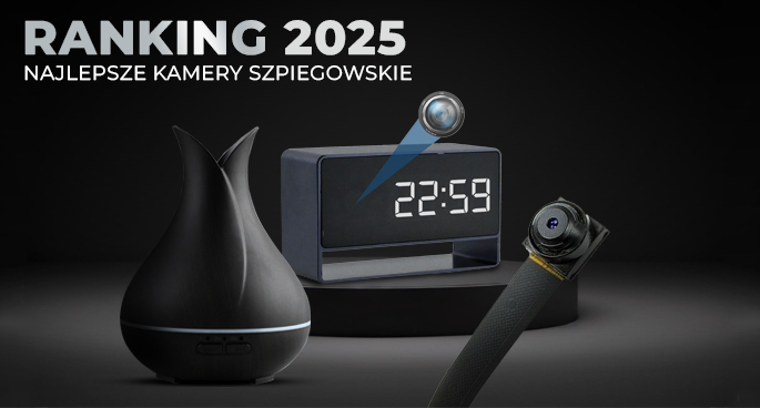 Najlepsze kamery szpiegowskie 2025 – ranking i porównanie modeli