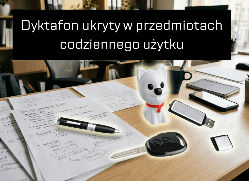 Dyktafon ukryty w przedmiotach codziennego użytku – na co zwrócić uwagę?