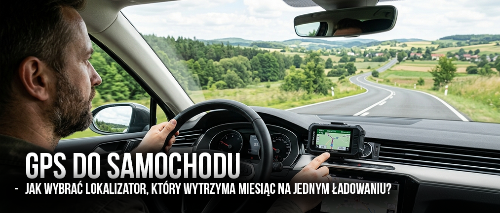 GPS do samochodu – jak wybrać lokalizator, który wytrzyma miesiąc na jednym ładowaniu?