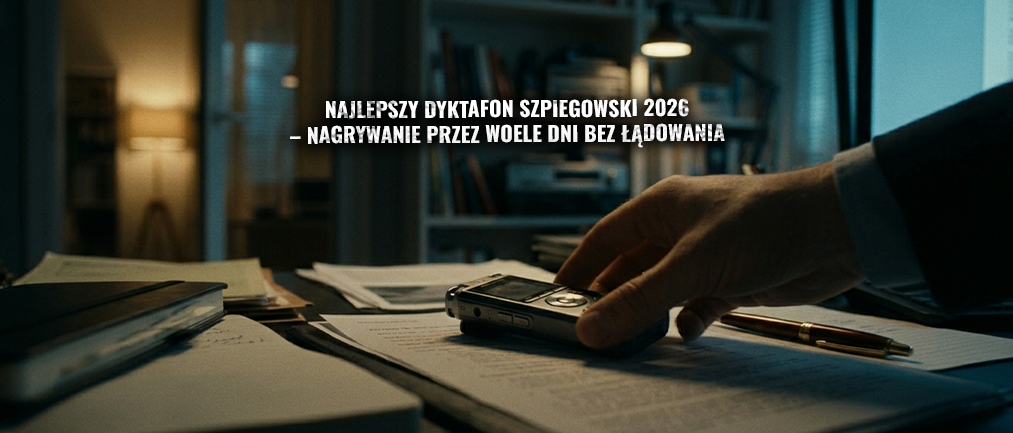 Najlepszy dyktafon szpiegowski 2026- nagrywanie przez wiele dni bez ładowania