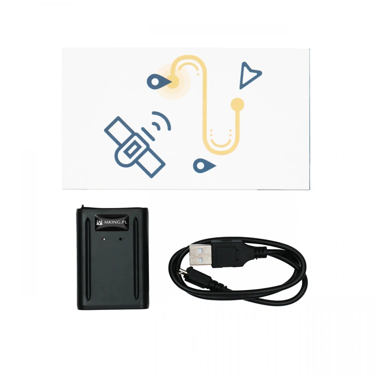 Zestaw Lokalizator GPS 15 dni Monitoring Pracowników Magnes Śledzenie Podsłuch MK20A z Kartą SIM Orange