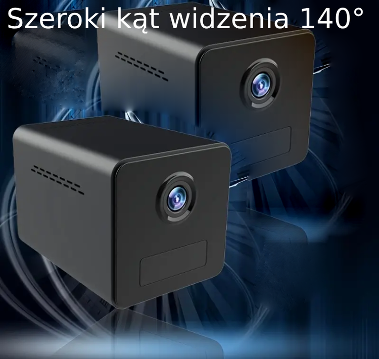 Mini kamera WiFi szpiegowska z czujnikiem ruchu  MC02 podgląd online na żywo do 10 dni 
