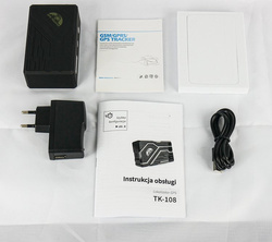 Lokalizator GPS TK108B serwer 10000mAh Tracker 7lat