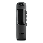 Przenośny rejestrator wideo z klipsem 1080P — noktowizja IR, obrót obiektywu 180°, 16 GB + microSD do 256 GB