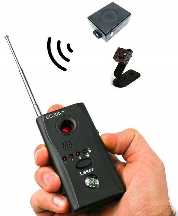  Wykrywacz podsłuchów i kamer CC-308+