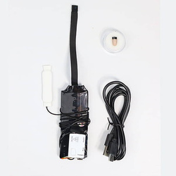 ZESTAW Mini kamera na egzamin do tekstu Wi-Fi QZ + mikro słuchawka (Podgląd Online) Idealny na sesję, do matury