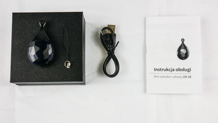 Brelok do kluczyków Dyktafon Podsłuch UR-28 16gb VOX 16GB 40h