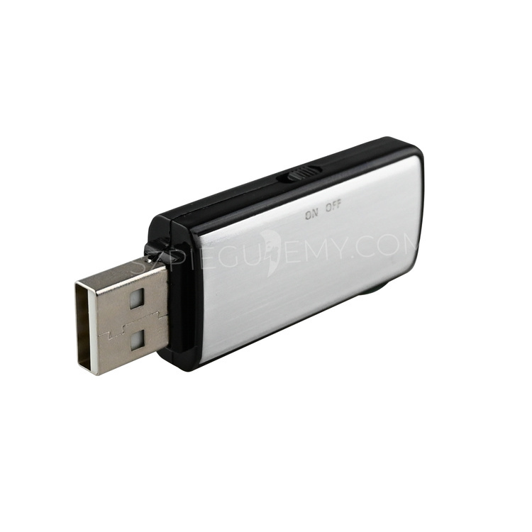 Dyktafon pendrive z detekcją dźwięku VOS Black-200 16GB