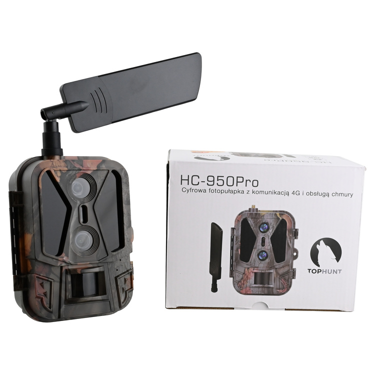Fotopułapka HC-950Pro do dyskretnego monitoringu posesji nocą z podglądem na żywo
