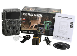 Fotopułapka RD3049pro WiFi – kamera leśna 4K 48 Mpx z podglądem na żywo i PIR 180°
