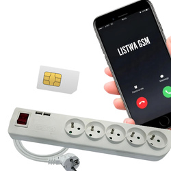 PODSŁUCH GSM LISTWA ZASILAJĄCA 230V SIM 5XGN 2XUSB WYKRYWA DŹWIĘK