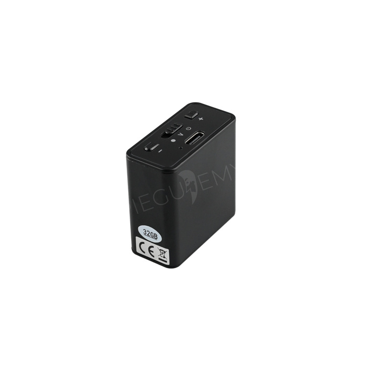 Podsłuch dyktafon Szpiegowski Q65 detekcja + magnes USB / 32GB