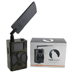 Fotopułapka GSM kamera leśna HC-300M 40 IR 940nm Czujnik Ruchu v3 16MPX