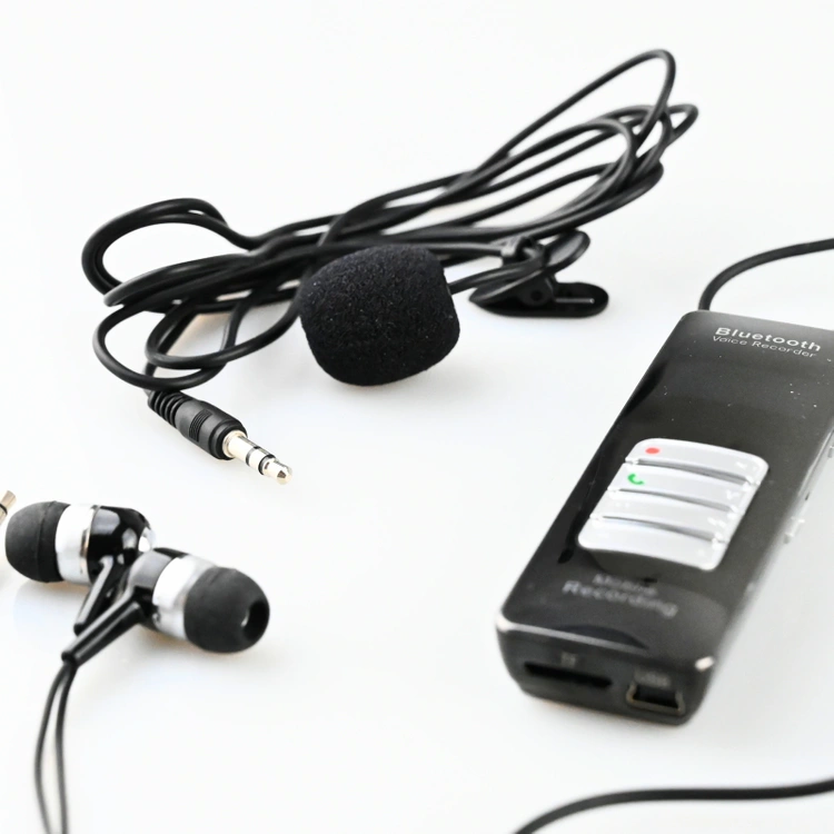 Szpiegowski Dyktafon Cyfrowy Bluetooth DVR-188 aktywacja głosowa Bluetooth 