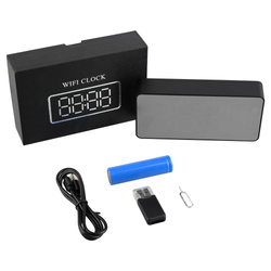 Mini kamera szpiegowska ukryta w zegar budzik WiFi podgląd na żywo