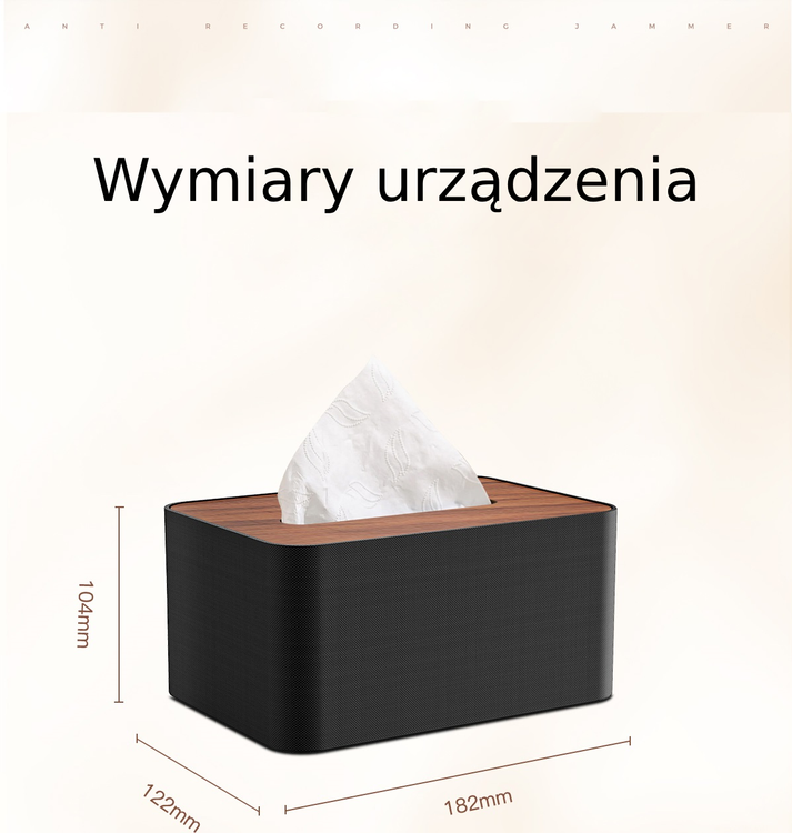 Zagłuszacz podsłuchów gsm nagrywania MKF18 szumidło dźwięku