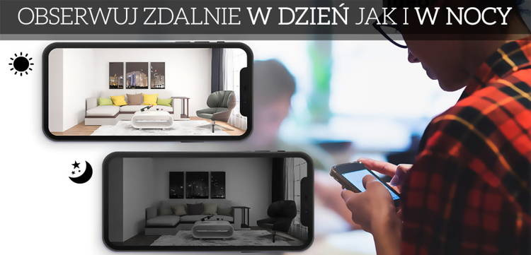 Mini kamera szpiegowska WIFI w ładowarce sieciowej, detekcja ruchu podgląd na żywo IR IP25