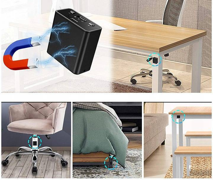 Podsłuch dyktafon Szpiegowski Q65 detekcja + magnes USB / 32GB