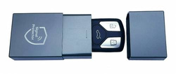 Profesjonale Etui na Kluczyk samochodowy Blokada Keyless Srebrne