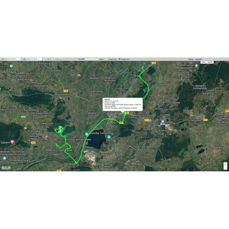 Lokalizator GPS APLIKACJA ŚLEDZENIE POJAZDU ŁODZI MK02