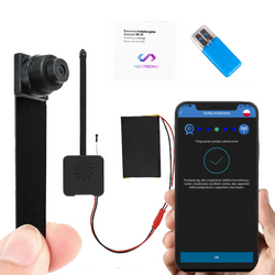Mini kamera szpiegowska ukryta z mikrofonem WIFI M8 + MIC Podgląd na żywo