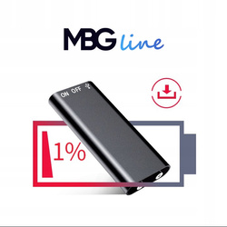 Miniaturowy Dyktafon Szpiegowski MBG Line X2 16GB