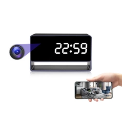 Mini Kamera Szpiegowska ukryta w zegarze budziku WIFI MK203