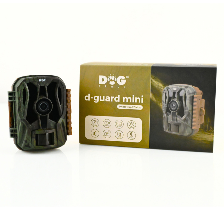 Zestaw Dogtrace D-Guard Mini + karta pamięci 32 GB + 4 baterie AA