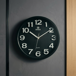  Ukryta kamera WiFi w zegarze ściennym 1080P – podgląd przez telefon, Tuya, kolor czarny