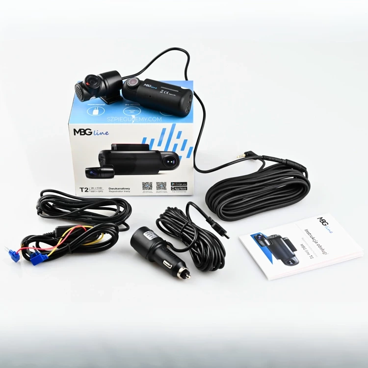 Kamera samochodowa 2K Przód Tył MBG Line T2
