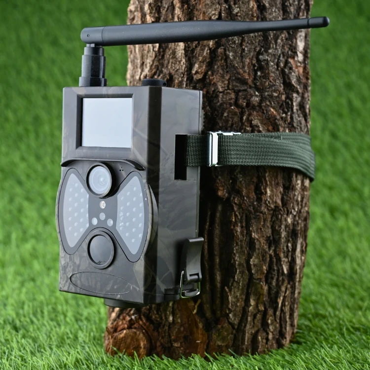 Zestaw Fotopułapka GSM kamera leśna HC-300M 40 IR 940nm Czujnik Ruchu v3