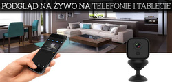 Mini kamera szpiegowska Wi-Fi A11 z Trybem Nocnym ( Zdalny Podgląd ) + karta 32GB