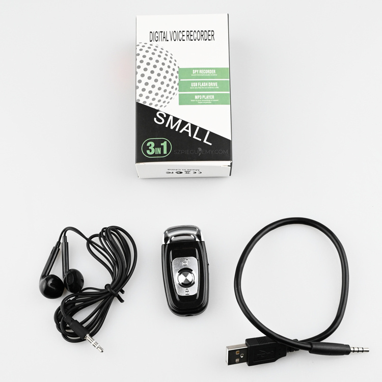 MIni Dyktafon Szpiegowski 16GB HD JNN Q5 