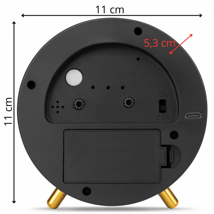 Ukryta mini kamera w budziku z czujnikiem ruchu WiFi GTW217