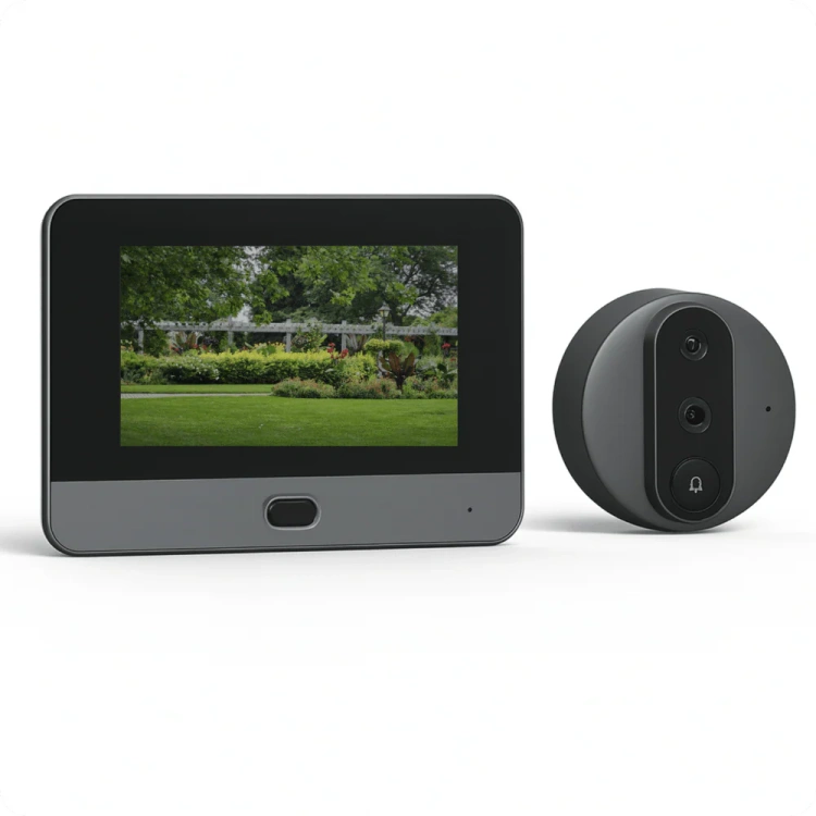 Wizjer elektroniczny judasz z czujnikiem ruchu JDS1 tryb nocny