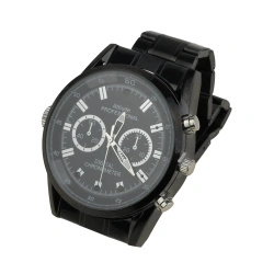 Mini kamera w zegarku dyktafon szpiegowski 32GB na rękę tryb nocny