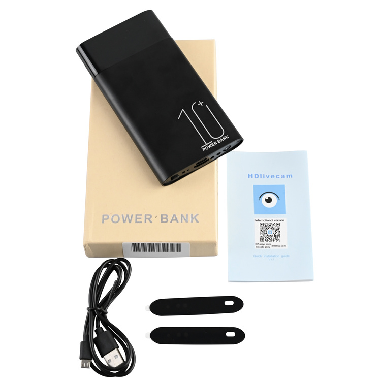 Ukryta mini kamera Powerbank Wifi LifeView 25 godz MK+10