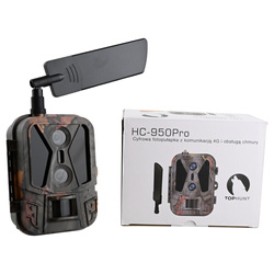 Kamera Leśna Fotopułapka 4K 4G LTE PODGLĄD na ŻYWO Aplikacja HC-950Pro AKU 
