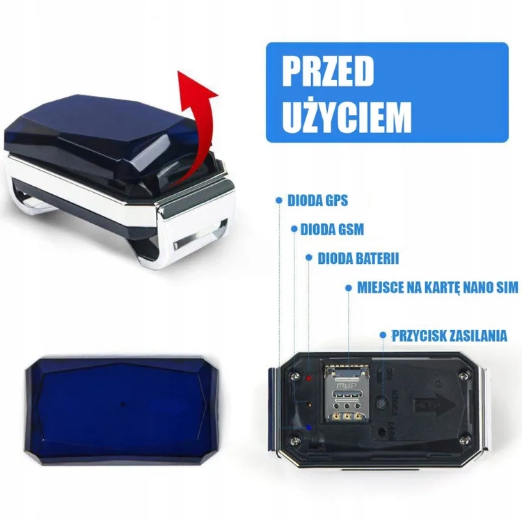 Lokalizator GPS dla PSA KOTA OBROŻA MK12P