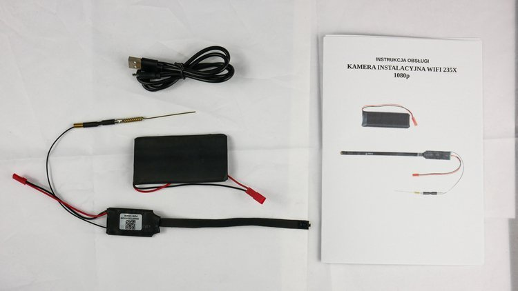 Dyskretna Mini Kamera Szpiegowska WIFI HD 235x