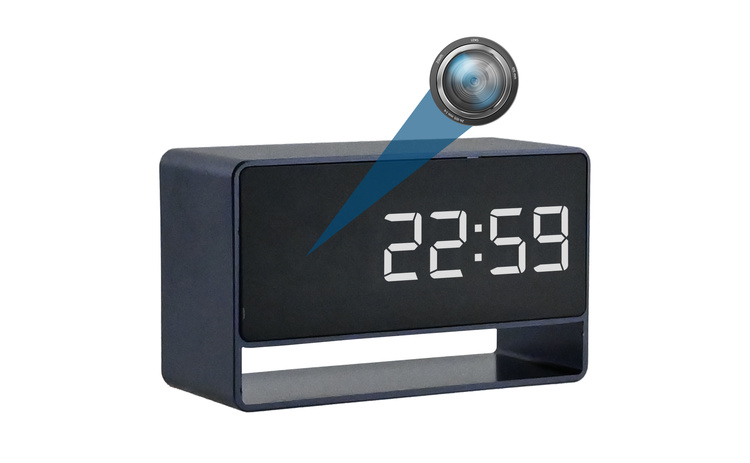 Mini Kamera Szpiegowska ukryta w zegarze budziku WIFI MK203