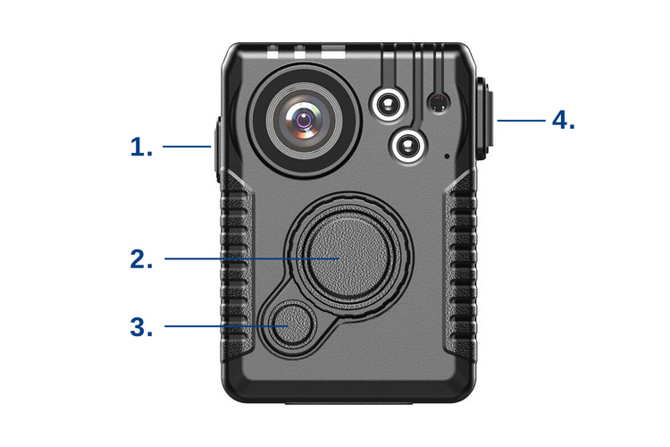 Kamera nasobna z mikrofonem stabilizacja obrazu DMT16 Plus H265