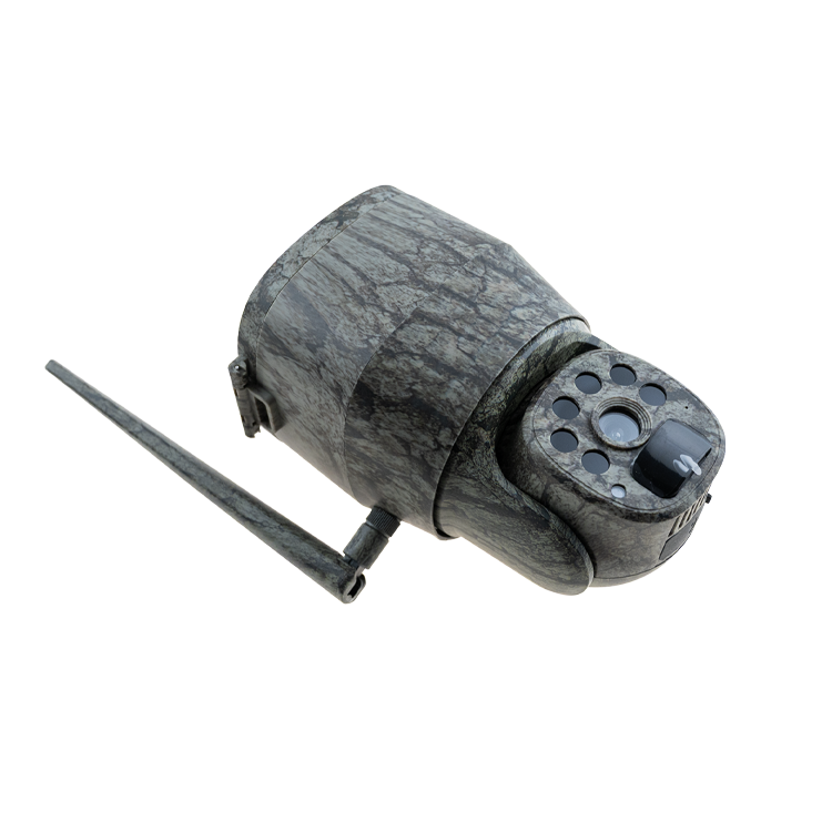 Fotopułapka obrotowa P6 4G LTE z podglądem na żywo – panel solarny w zestawie