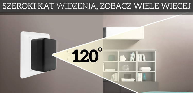 Mini kamera szpiegowska WIFI w ładowarce sieciowej, detekcja ruchu podgląd na żywo IR IP25
