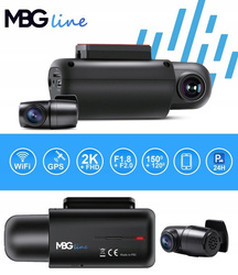 Kamera samochodowa 2K Przód Tył MBG Line T2