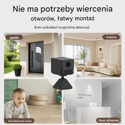Mini kamera WiFi szpiegowska z czujnikiem ruchu  MC02 podgląd online na żywo do 10 dni 