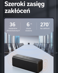 Zagłuszacz podsłuchów nagrywania MKF16 szumidło dźwięku