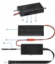 Mini kamera szpiegowska WIFI MZ3 detekcja ruchu