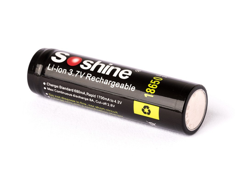 Soshine Akumulator 18650 3400mAh z zabezpieczeniem PCB