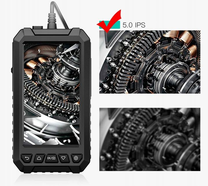 Profesjonalna Kamera Inspekcyjna Endoskop 5"Full-HD 5m ALS5005 